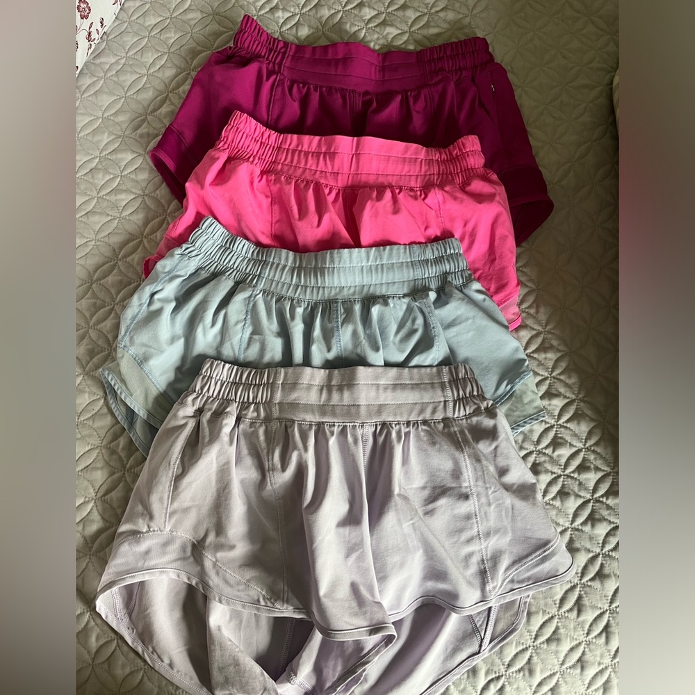 Lululemon Hotty Hot low rise shorts. 2.5 inch inseam. Worn like new.